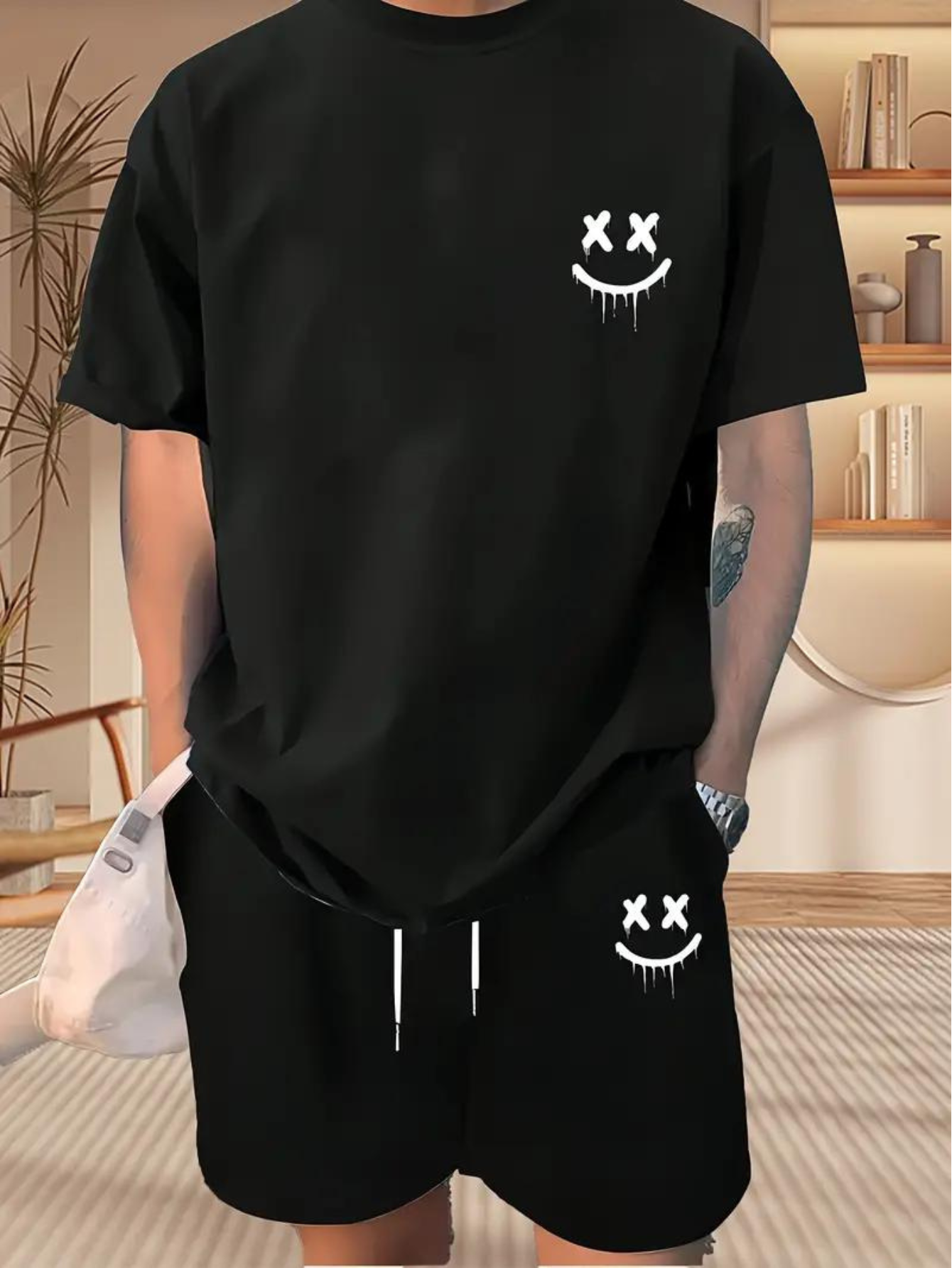 Kit Camiseta e Bermuda Smile