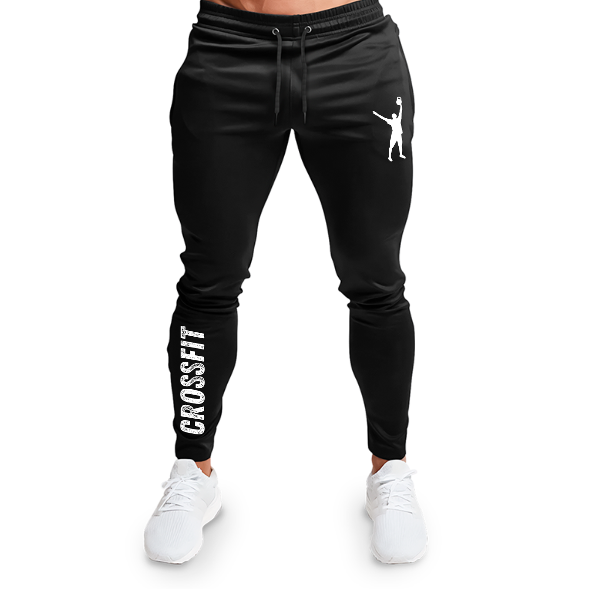 Calça Moletom Masculina Crossfit Perna