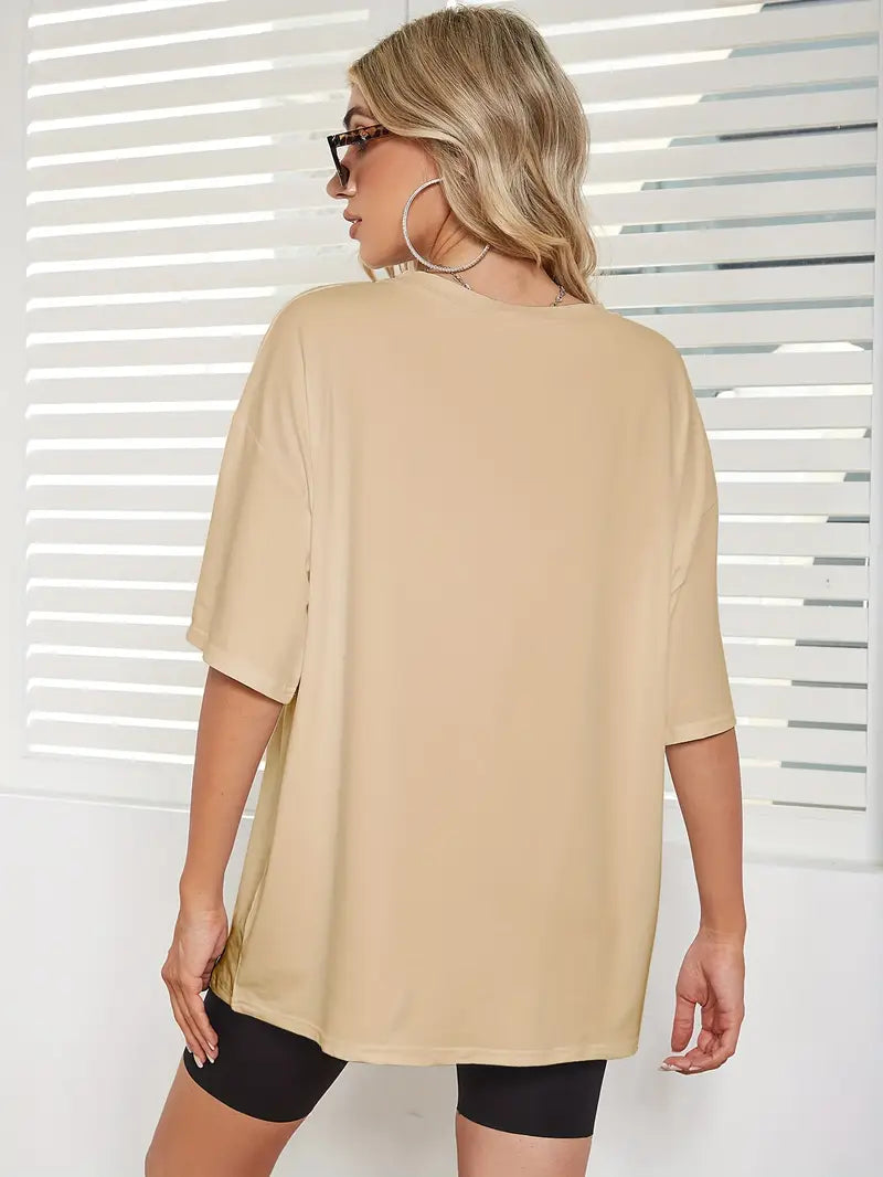 Camiseta Oversized Just Wing It EF