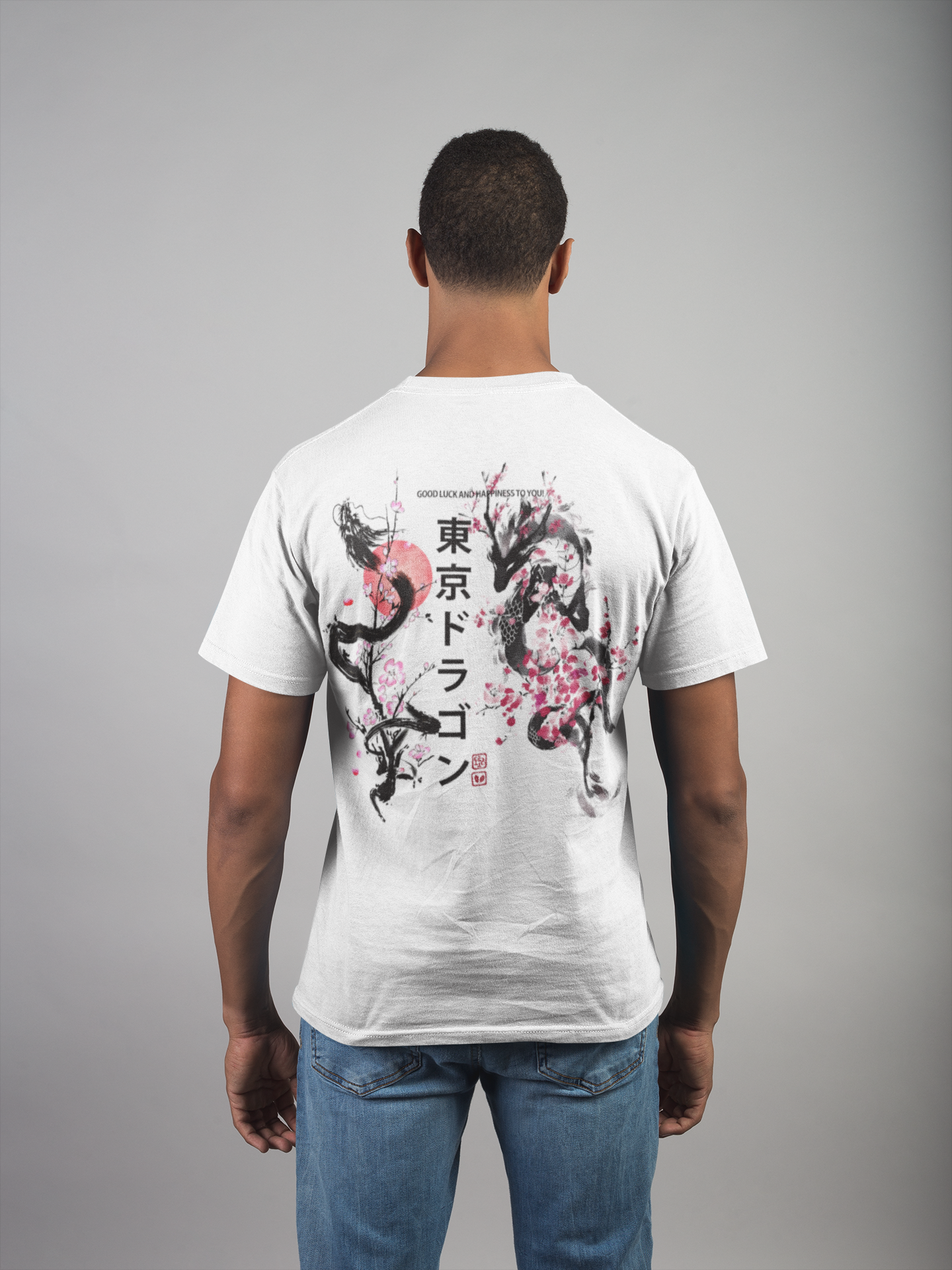 Kit Camiseta 3 Unidades (Orient Flower - Universe Down + Color Rabit) ESTAMPAS COSTAS